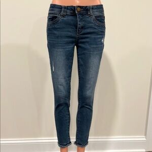 Democracy “Ab”Technology Skinny Raw Hem Ankle Jeans Size 4